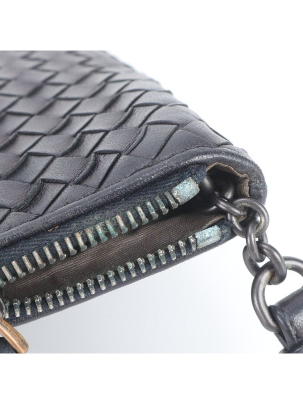 Bottega Veneta Intrecciato Leather Clutch Pouch Black - Picture 8 of 11